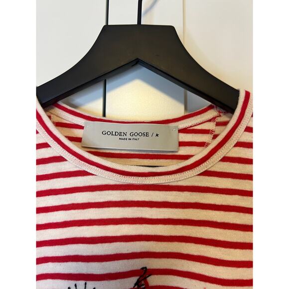 Golden Goose Red Stripe Shirt, Size XL - Picture 5 of 7